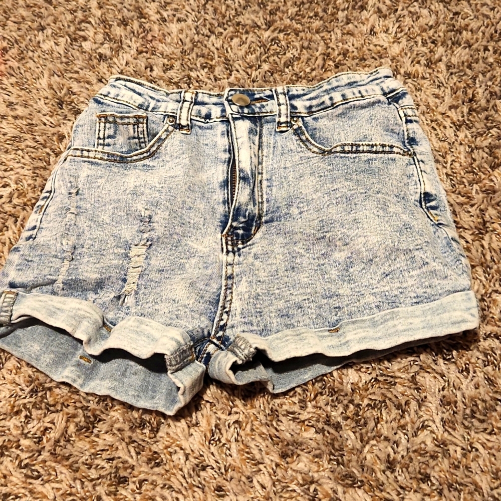 Denim shorts
